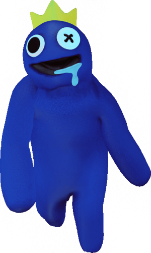 This is the Avatar Image for the Blue (Rainbow Friends) AI Voice and Text to Speech Generator